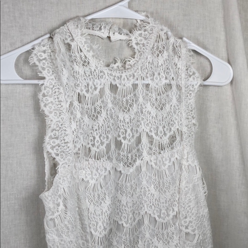 Free People lace mini dress